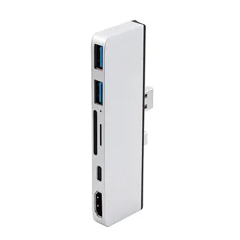 Type-C USB-C to HDMI & USB3.0 OTG & SD TF & Power Adapter for Surface Pro 7
Type-C USB-C to HDMI & USB3.0 OTG & SD TF & Power Adapter for Surface Pro 7