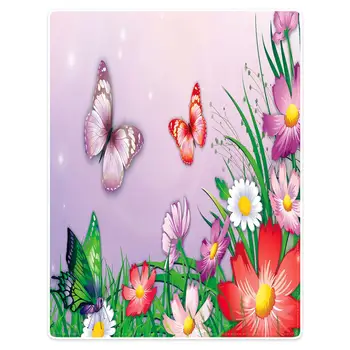 Hommomh150x200cm Throw Blanket soft polyester flannel soft portable blanket Butterfly & flower pattern
Hommomh150x200cm Throw Blanket soft polyester flannel soft portable blanket Butterfly & flower pattern