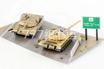 Iraqi Tank 1991 Gulf Scene Model Handmade DIY Creative Gift 3D Paper Model Children Adult Educational Toys
Iraqi Tank 1991 Gulf Scene Model Handmade DIY Creative Gift 3D Paper Model Children Adult Educational Toys