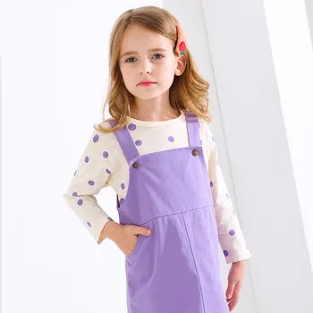 2020 Autumn Children Suit Polka Dot Long-Sleeved T-Shirt + Strap Skirt Girl Dot Simple Clothes Set Autumn Children Clothes
2020 Autumn Children Suit Polka Dot Long-Sleeved T-Shirt + Strap Skirt Girl Dot Simple Clothes Set Autumn Children Clothes