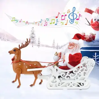 Santa Claus Doll Elk Sled Toy Universal Electric Car With Music Children Kids Christmas Electric Toy Doll Home Christmas Gifts
Santa Claus Doll Elk Sled Toy Universal Electric Car With Music Children Kids Christmas Electric Toy Doll Home Christmas Gifts
