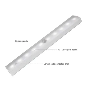 10 LEDs PIR LED Motion Sensor Light Cupboard Wardrobe Bed Lamp LED Under Cabinet Night Light For Closet Stairs Kitchen Dropship
10 LEDs PIR LED Motion Sensor Light Cupboard Wardrobe Bed Lamp LED Under Cabinet Night Light For Closet Stairs Kitchen Dropship