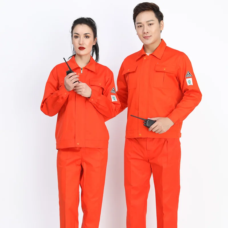 Anti-static Overall Suit Men's Long Sleeve Sinopec Gas Station Work Clothes Blast Electrician Work Clothes Labor Suit
Anti-static Overall Suit Men's Long Sleeve Sinopec Gas Station Work Clothes Blast Electrician Work Clothes Labor Suit