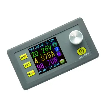 DP50V5A Constant Voltage Current Step-down Programmable Power Supply Module Buck Voltage Converter Regulator Color LCD
DP50V5A Constant Voltage Current Step-down Programmable Power Supply Module Buck Voltage Converter Regulator Color LCD