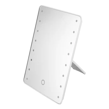 LED Touch Screen Makeup Mirror Portable 16 LEDs Lighted Make-up Cosmetic Mirror Adjustable Vanity Tabletop Countertop Mirror (Wh
LED Touch Screen Makeup Mirror Portable 16 LEDs Lighted Make-up Cosmetic Mirror Adjustable Vanity Tabletop Countertop Mirror (Wh