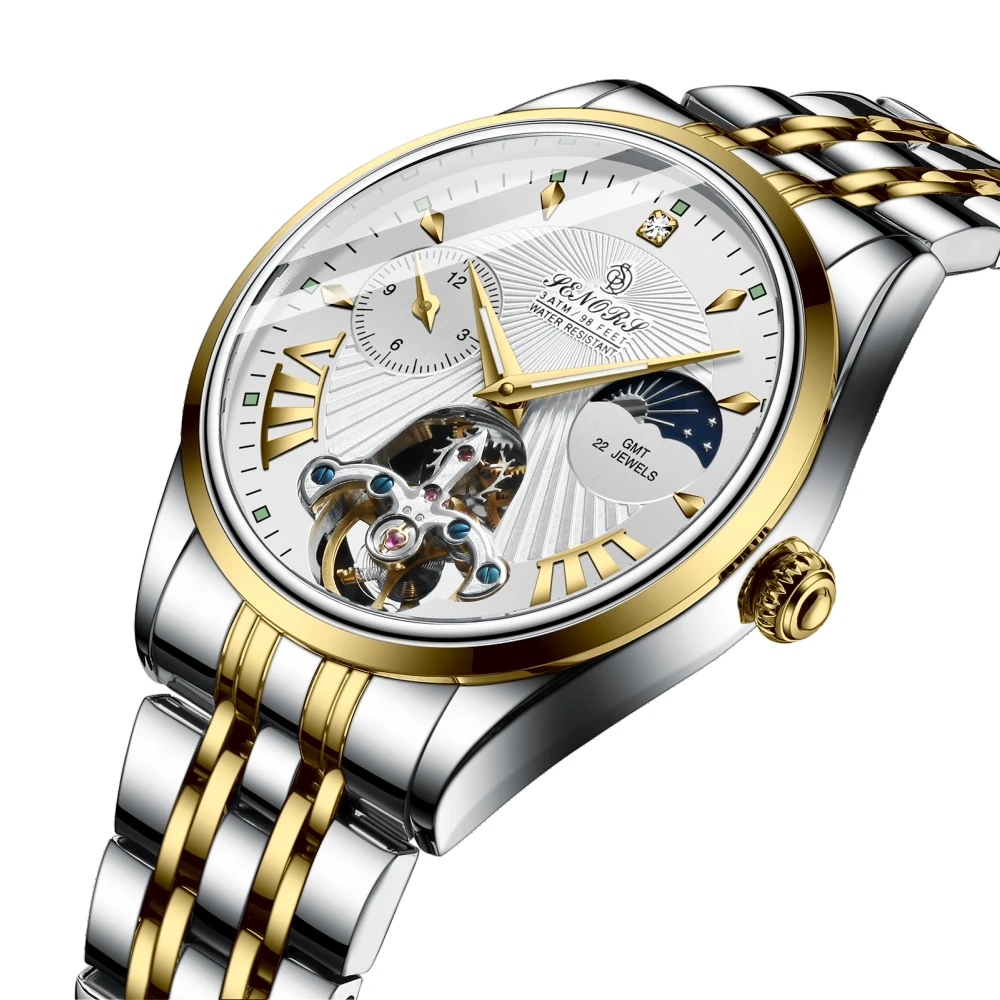 Mens Watch Top Brand Luxury Fashion Business Watch Men's Mechanical Watch Calendar Waterproof Clock reloj hombre
Mens Watch Top Brand Luxury Fashion Business Watch Men's Mechanical Watch Calendar Waterproof Clock reloj hombre