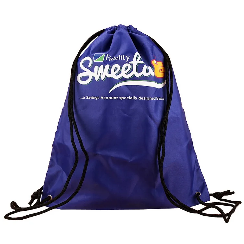 Фото Индивидуальный рюкзак маленький экологически чистый наружный с мягким шнурком