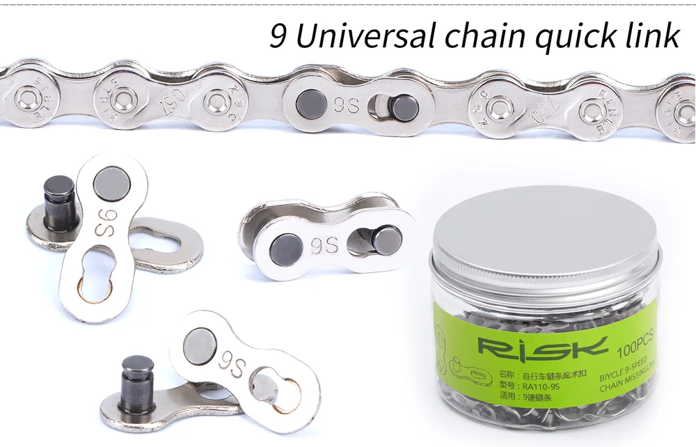 Best 5 Pairs Risk Universal Mountain Road Bike Connecting Chain Quick Link Connector Bicycle Missing Master Link 6/7/8/9/10/11 Speed 5 Best 5 Pairs Risk Universal Mountain Road Bike Connecting Chain Quick Link Connector Bicycle Missing Master Link 6/7/8/9/10/11 Speed 5