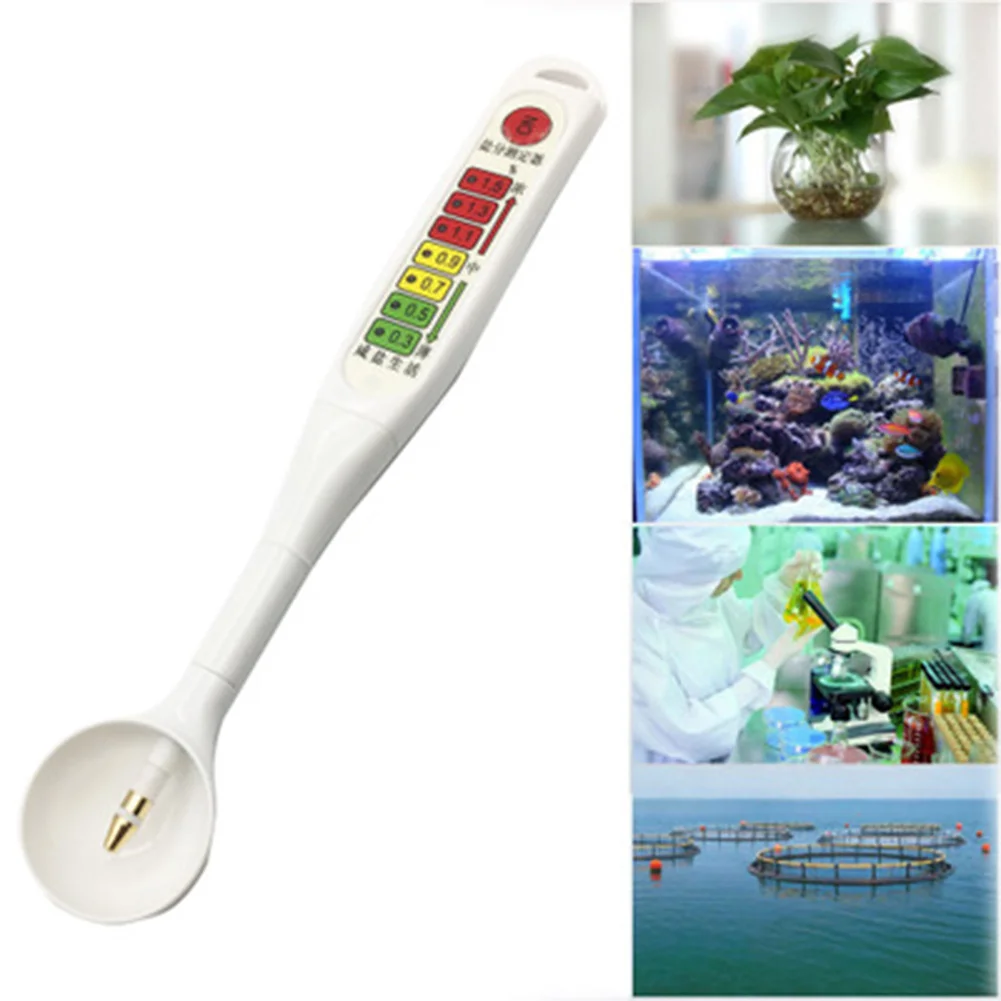 LED Electronic Salt Salinity Tester Pen Soil Salinity Detector Waterproof Soup Salinometer Concentration Meters Food Check
LED Electronic Salt Salinity Tester Pen Soil Salinity Detector Waterproof Soup Salinometer Concentration Meters Food Check
