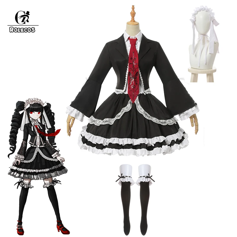 ROLECOS Danganronpa Celestia Ludenberg Cosplay Costume Cosplay Game Danganronpa Costume School Uniform Women Halloween Full Set
ROLECOS Danganronpa Celestia Ludenberg Cosplay Costume Cosplay Game Danganronpa Costume School Uniform Women Halloween Full Set