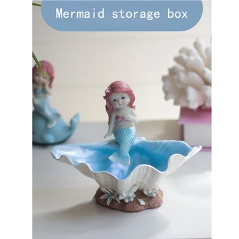 Modern Shell Conch Mermaid miniature figurines Storage box ornaments crafts fairy garden miniatures home decoration gifts
Modern Shell Conch Mermaid miniature figurines Storage box ornaments crafts fairy garden miniatures home decoration gifts