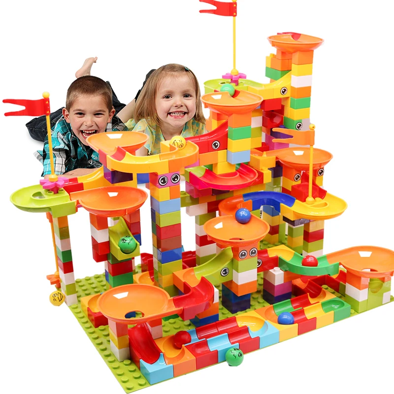 Marble Race Run Block Big Size Compatible Duploed Building Blocks Plastic Funnel Slide DIY Assembly Bricks Toys grinch girl
Marble Race Run Block Big Size Compatible Duploed Building Blocks Plastic Funnel Slide DIY Assembly Bricks Toys grinch girl