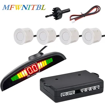 MFWNITBL Auto Parktronic Led Parking Sensor Kit Display 4 Sensors Reverse Assistance Backup Radar Monitor Detector System
MFWNITBL Auto Parktronic Led Parking Sensor Kit Display 4 Sensors Reverse Assistance Backup Radar Monitor Detector System