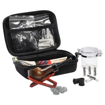 HORNET Tobacco Bag Set Wood Smoking Pipe + Metal Smoke Pipes Cleaning Tools + Stainless Steel Pipe Screens + Glass Storage Jar
HORNET Tobacco Bag Set Wood Smoking Pipe + Metal Smoke Pipes Cleaning Tools + Stainless Steel Pipe Screens + Glass Storage Jar