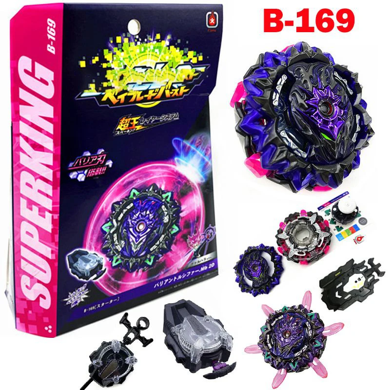 SuperKing Burst B-169 Variant Lucifer .Mb 2D Spark Launcher Spinning Top Juguetes Metal Fusion Gyroscope Toys for Children Boys
SuperKing Burst B-169 Variant Lucifer .Mb 2D Spark Launcher Spinning Top Juguetes Metal Fusion Gyroscope Toys for Children Boys