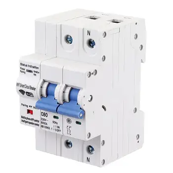 MoesHouse 2P 100A WiFi Smart Circuit Breaker Switch Smart Home Automation Overload Short Circuit Voice Control Accessory
MoesHouse 2P 100A WiFi Smart Circuit Breaker Switch Smart Home Automation Overload Short Circuit Voice Control Accessory