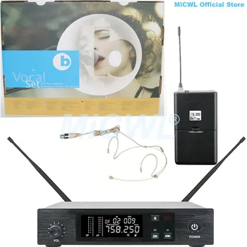 GLX UHF Digital Wireless Microphone Karaoke Stage Home Church School Beige Headset Microphones System MiCWL D100 
GLX UHF Digital Wireless Microphone Karaoke Stage Home Church School Beige Headset Microphones System MiCWL D100