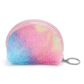 Multi-color Coins Purse Plush wool Cute Shell Bag with Keyring Small Money Wallet Card Holder Keychain Coins Purse Femme Wallet
Multi-color Coins Purse Plush wool Cute Shell Bag with Keyring Small Money Wallet Card Holder Keychain Coins Purse Femme Wallet