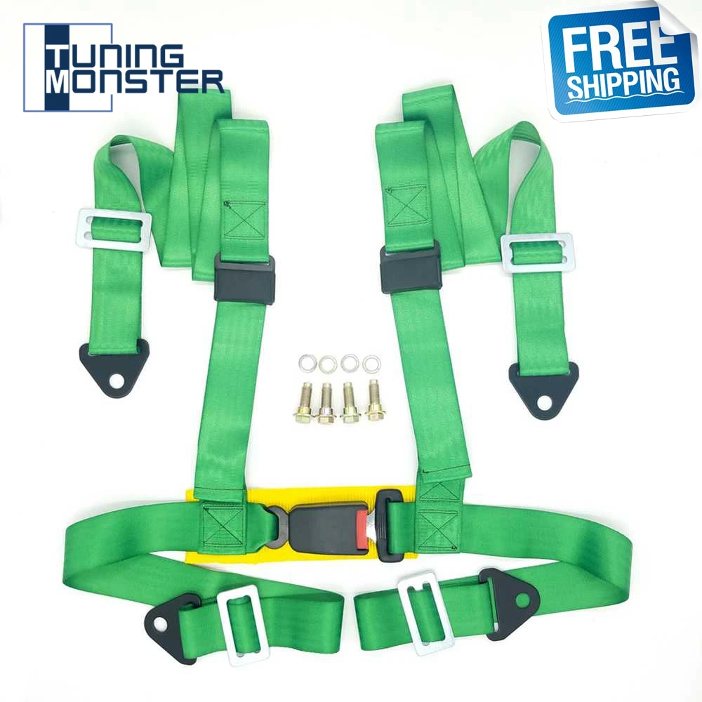 Free Shipping Universal Seat Belts Competition Style 4 Point 2" Snap-In Seat Belt Racing Safety Harness
Free Shipping Universal Seat Belts Competition Style 4 Point 2" Snap-In Seat Belt Racing Safety Harness