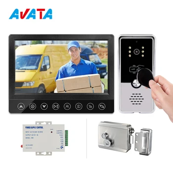 7 Inch Interphone Video Entry Intercom Doorbell with Camera and IC Card Video Intercom with Lock for Home
7 Inch Interphone Video Entry Intercom Doorbell with Camera and IC Card Video Intercom with Lock for Home