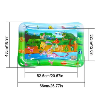 Summer Inflatable Mat for Babies Water Mat Safety Cushion Early Education Toys K1KC
Summer Inflatable Mat for Babies Water Mat Safety Cushion Early Education Toys K1KC