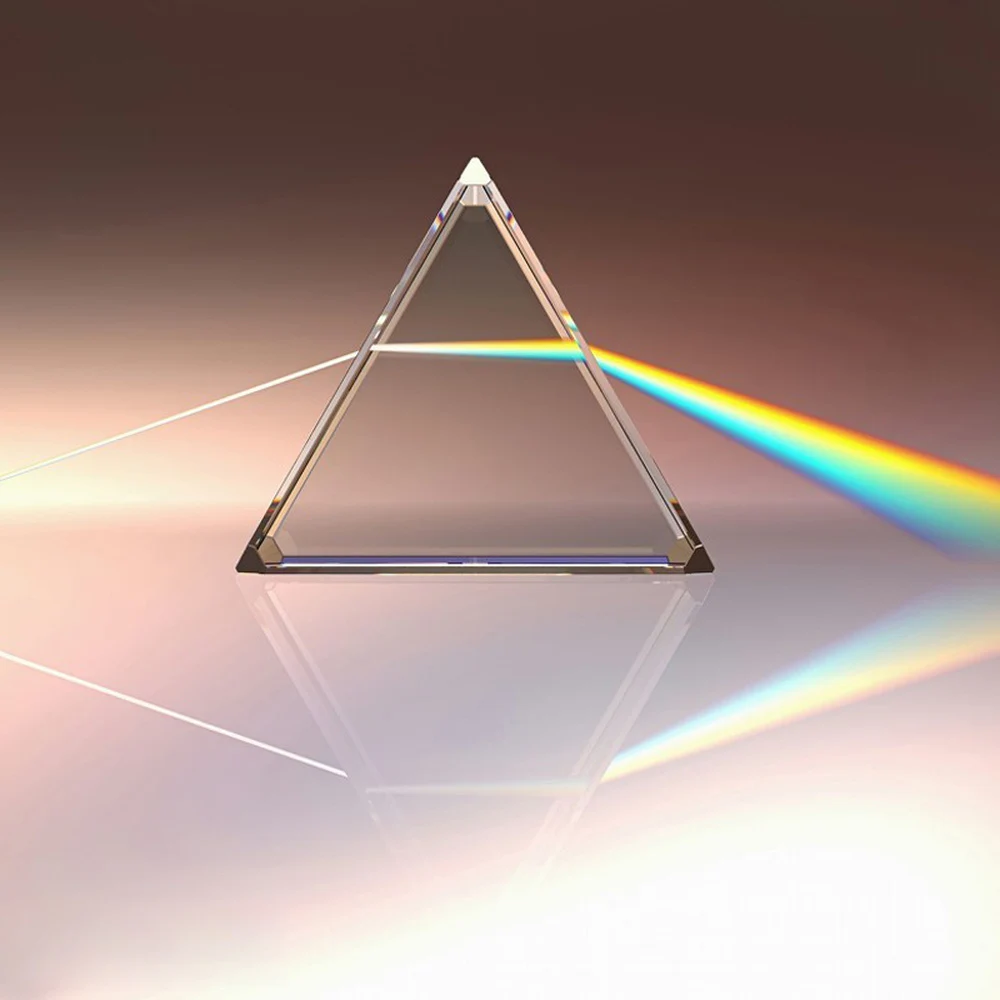 14 * 14 * 87mm Triangular Prism Rainbow Photographic Equipment Teaching Optical Experiment Equipment
14 * 14 * 87mm Triangular Prism Rainbow Photographic Equipment Teaching Optical Experiment Equipment