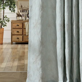 Factory Direct Sale Curtain Cloth Modern Bedroom Living Room Simple Rural American Cotton-linen Embroidered Curtain
Factory Direct Sale Curtain Cloth Modern Bedroom Living Room Simple Rural American Cotton-linen Embroidered Curtain