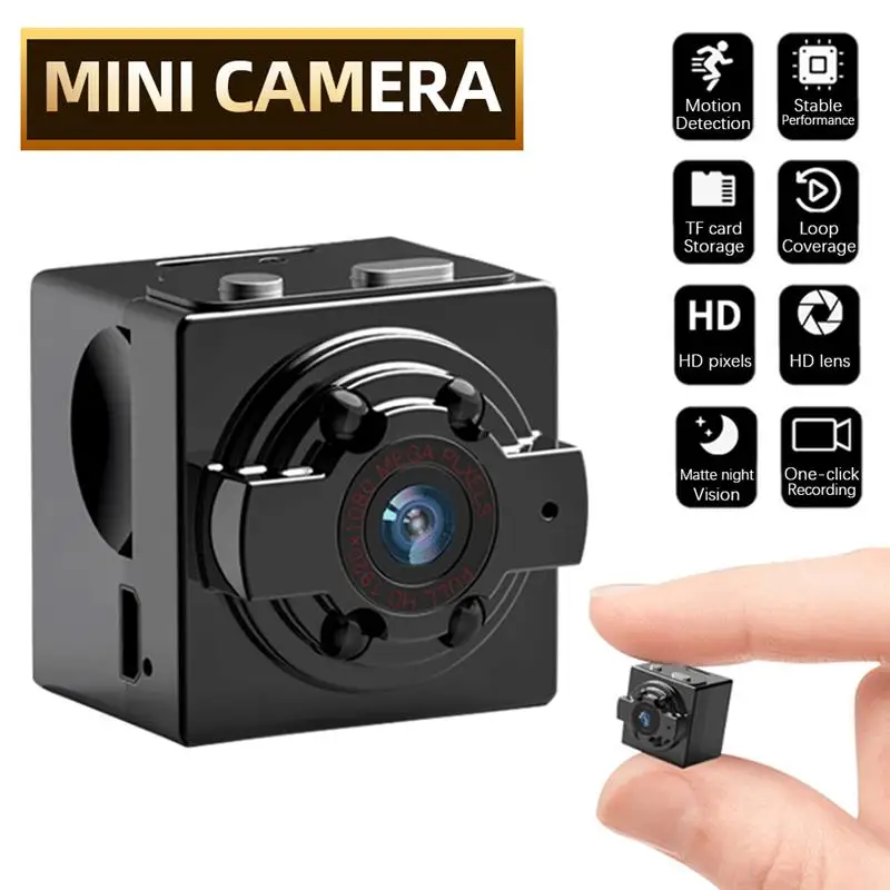 Mini Camera HD 1080P Camera Camcorders Sport DV Sensor Night Vision Camcorder Motion Detection Small DVR Video Recorder Camera
Mini Camera HD 1080P Camera Camcorders Sport DV Sensor Night Vision Camcorder Motion Detection Small DVR Video Recorder Camera