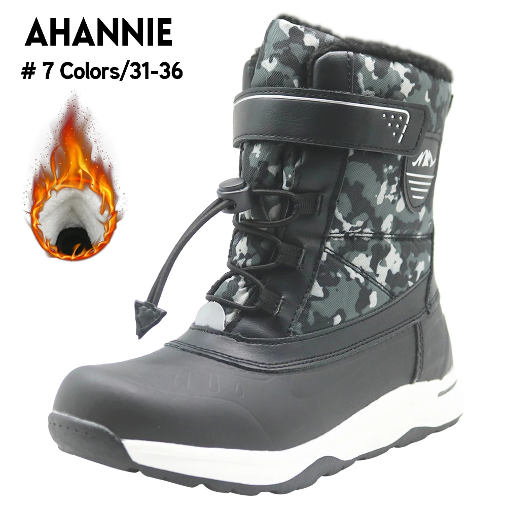 Ahannie Boys & Girls Snow Boot Kids Waterproof Cold Weather Boot Toddler/Little Kids/Big Kids Frosty Winter Outdoor Boot Shoe
Ahannie Boys & Girls Snow Boot Kids Waterproof Cold Weather Boot Toddler/Little Kids/Big Kids Frosty Winter Outdoor Boot Shoe