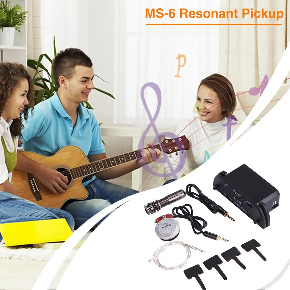 Durable Acoustic Folk Guitar Resonance Pickup Not Easy to Damage Easy to Carry Amplifier Enhancer for Replacement Parts
Durable Acoustic Folk Guitar Resonance Pickup Not Easy to Damage Easy to Carry Amplifier Enhancer for Replacement Parts