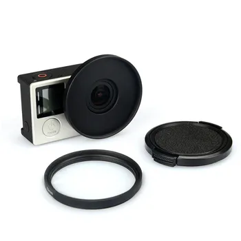 UV Lens Filter 52mm + Alloy Adapter Ring + Lens Cap Protector for Gopro Hero 3 3+ 4 Accessories Set
UV Lens Filter 52mm + Alloy Adapter Ring + Lens Cap Protector for Gopro Hero 3 3+ 4 Accessories Set