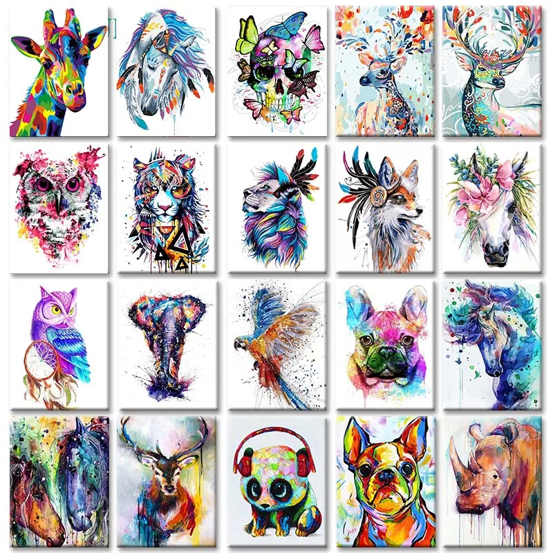 GATYZTORY DIY Painting By Numbers Figure HandPainted Oil Painting Animals Canvas Drawing Home Decor Gift
GATYZTORY DIY Painting By Numbers Figure HandPainted Oil Painting Animals Canvas Drawing Home Decor Gift