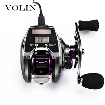 Volin Digital Electric Baitcasting Fishing Reel 10kg Magnetic Brake 18+1 BB 8.0:1 High Speed Night Fishing Saltwater Freshwater
Volin Digital Electric Baitcasting Fishing Reel 10kg Magnetic Brake 18+1 BB 8.0:1 High Speed Night Fishing Saltwater Freshwater