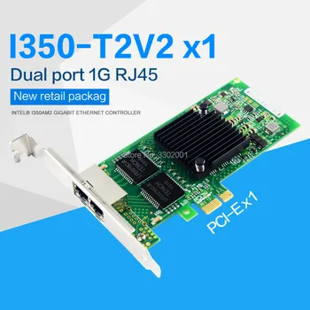 Intel I350AM2 chips Dual Port Gigabit Ethernet Controller I350-T2V2 PCI-E X1 Server for Data Centers New
Intel I350AM2 chips Dual Port Gigabit Ethernet Controller I350-T2V2 PCI-E X1 Server for Data Centers New