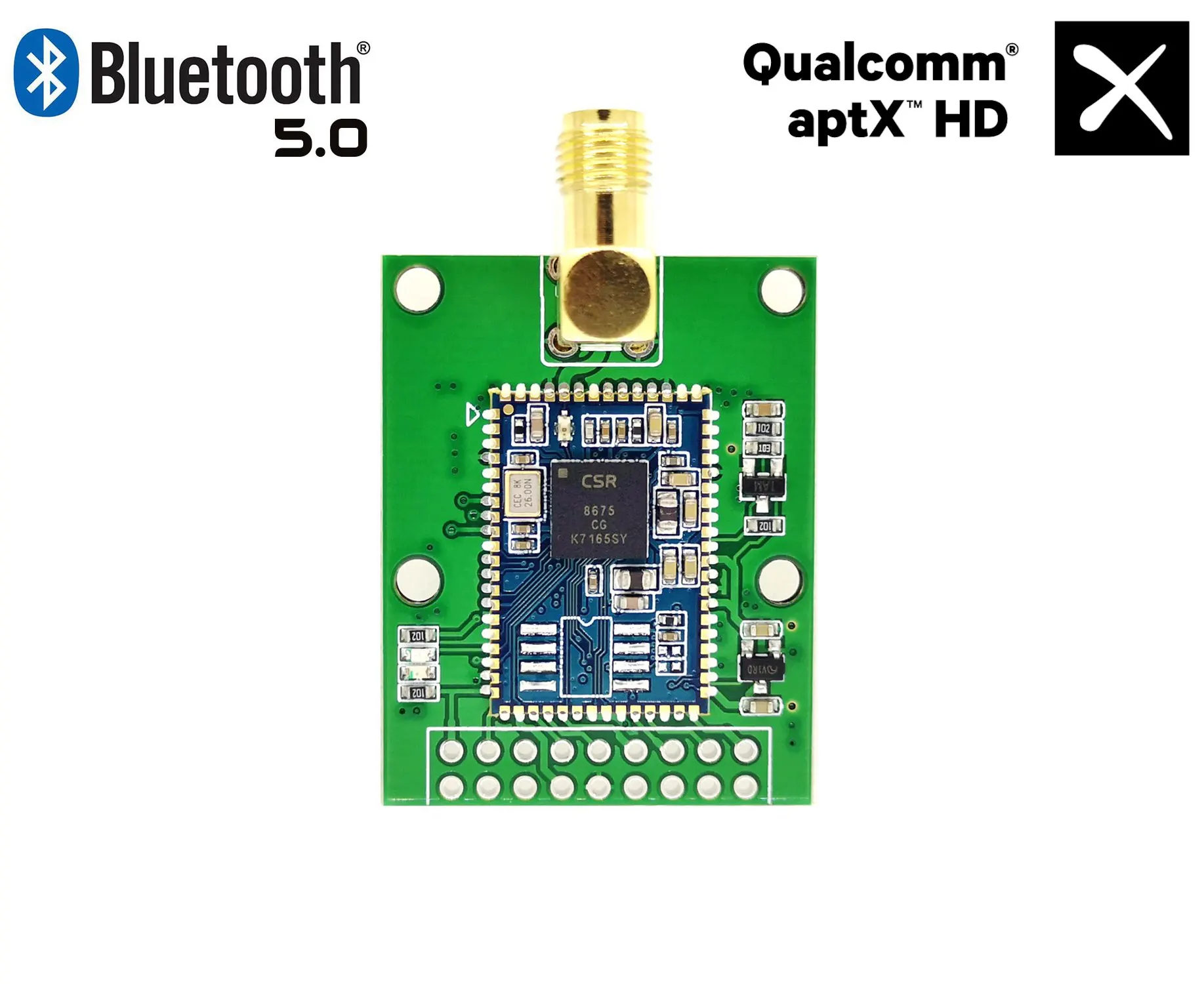 

PA214 Fever Lossless Bluetooth 5.0 HIFI Audio Module Qualcomm CSR8675 Fiber I2SAPTX-HD LDAC