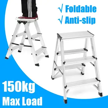 Industrial Duty Folding Ladder Anti Slip Safety 3 tep Ladder Big Step Stools Semi-insulating Construction Tool Double Sided
Industrial Duty Folding Ladder Anti Slip Safety 3 tep Ladder Big Step Stools Semi-insulating Construction Tool Double Sided