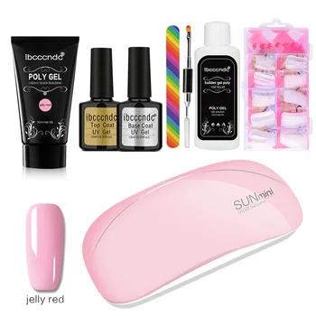 Nail Art DIY Tools Set Nail Quick Extension Poly Gel Nail Polish Vanish Top & Base Coat UV Gel Nail Curing LED Lamp Nail Brush
Nail Art DIY Tools Set Nail Quick Extension Poly Gel Nail Polish Vanish Top & Base Coat UV Gel Nail Curing LED Lamp Nail Brush
