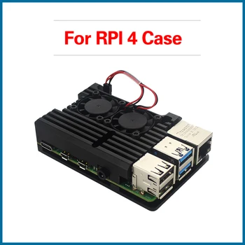 MICROBOT Raspberry Pi 4 Aluminum Case Dual Fan Heat Sink for Raspberry Pi 4 Model B RPI129
MICROBOT Raspberry Pi 4 Aluminum Case Dual Fan Heat Sink for Raspberry Pi 4 Model B RPI129
