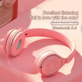 Bluetooth Headset Mini Version For Student Macaron-style microphone Music Game Phone For PC With Headset Microphone with H9Y9
Bluetooth Headset Mini Version For Student Macaron-style microphone Music Game Phone For PC With Headset Microphone with H9Y9