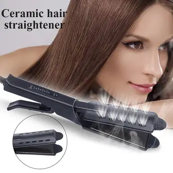 Hair Straightener Four-Speed Fast Preheating Ceramic Tourmaline Negative Ion Flat Iron Black Hair Straightener
Hair Straightener Four-Speed Fast Preheating Ceramic Tourmaline Negative Ion Flat Iron Black Hair Straightener