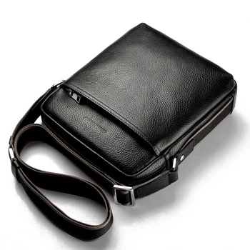 Men Business Messenger Bag Real Leather Male Shoulder Bag Document Zip Tote Genuine Leather Luxury Leisure Small Bag For Man
Men Business Messenger Bag Real Leather Male Shoulder Bag Document Zip Tote Genuine Leather Luxury Leisure Small Bag For Man