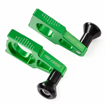 Green CNC Rear Axle Slider Blocks Spindle Chain Adjuster Falling Protection Cap for Kawasaki KX250 KX450 Dirt Bike
Green CNC Rear Axle Slider Blocks Spindle Chain Adjuster Falling Protection Cap for Kawasaki KX250 KX450 Dirt Bike