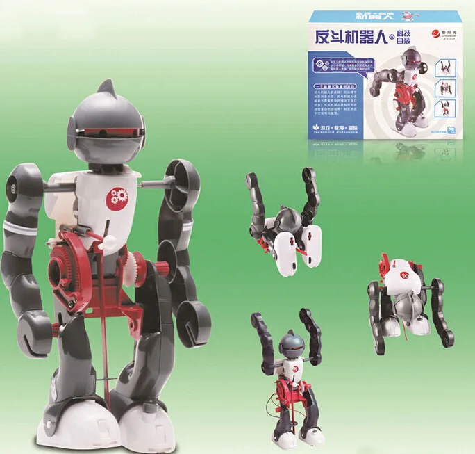 Environmentally Friendly Energy Saving DIY Educational Self-Loading Electric Toy Robot Wisdom Assembled Robot
Environmentally Friendly Energy Saving DIY Educational Self-Loading Electric Toy Robot Wisdom Assembled Robot