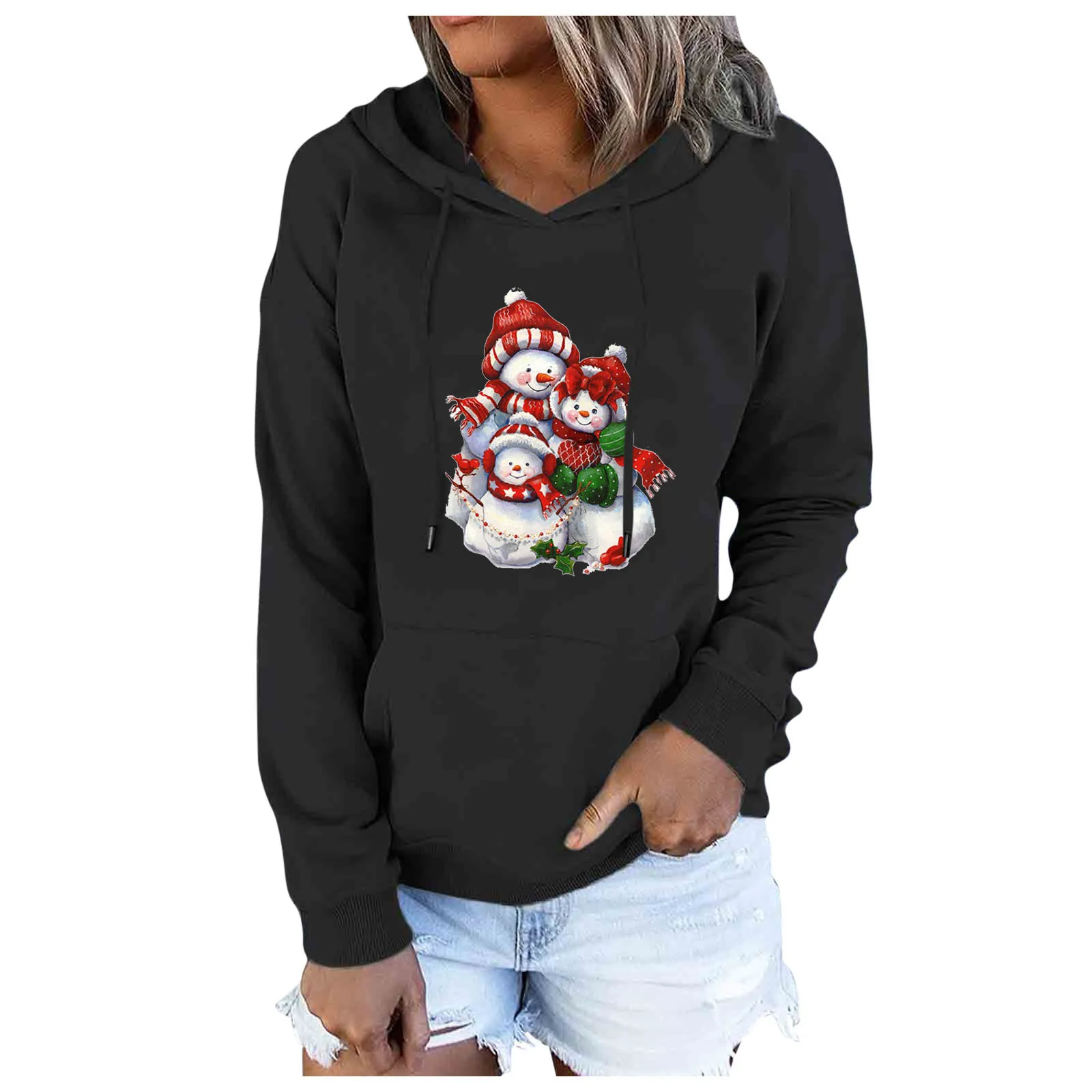 Women's Hoodie Winter Casual Long Sleeve Sweatshirt Christmas Snowman Printed Top Sweatshirt Harajuk Sweater Christmas Pullover
Women's Hoodie Winter Casual Long Sleeve Sweatshirt Christmas Snowman Printed Top Sweatshirt Harajuk Sweater Christmas Pullover