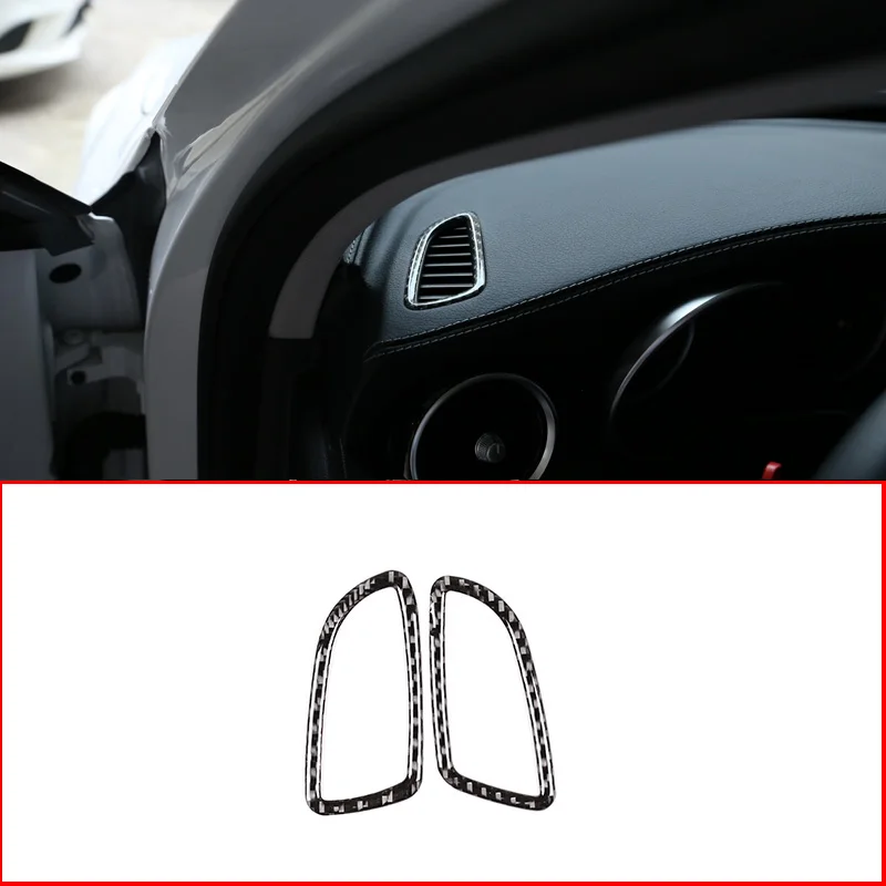 2 Pcs Soft Carbon Fiber For Mercedes Benz GLC X253 C Class W205 2015-2019 Car Dashboard Air Conditioning Vent Frame Sticker
2 Pcs Soft Carbon Fiber For Mercedes Benz GLC X253 C Class W205 2015-2019 Car Dashboard Air Conditioning Vent Frame Sticker