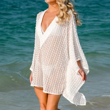 Women's Summer Sundress Ropa Mujer Women's Holiday Beachwear Lace Boho Sundress Bikini Swimsuit Cover Up Mesh Sheer Dress
Women's Summer Sundress Ropa Mujer Women's Holiday Beachwear Lace Boho Sundress Bikini Swimsuit Cover Up Mesh Sheer Dress
