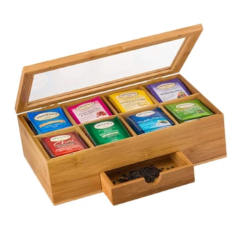 Multi-Grid Wooden Tea Storage Box Visual Design Tea Box With Magnetic Cover Organizer Multifunctional Container
Multi-Grid Wooden Tea Storage Box Visual Design Tea Box With Magnetic Cover Organizer Multifunctional Container