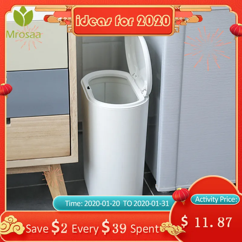 Mrosaa Plastic Narrow Type Kitchen Trash Can Toilet Press Type Waste Bin Dustbin Bathroom Trash bin Basket Garbage Bucket
Mrosaa Plastic Narrow Type Kitchen Trash Can Toilet Press Type Waste Bin Dustbin Bathroom Trash bin Basket Garbage Bucket