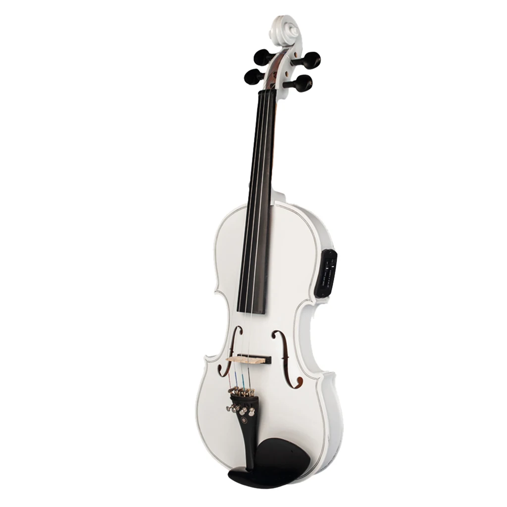 4/4 Electric Violin Full Size Wooden Fiddle with Built-in EQ, Violin Bow, Storage Case and Rosin
4/4 Electric Violin Full Size Wooden Fiddle with Built-in EQ, Violin Bow, Storage Case and Rosin