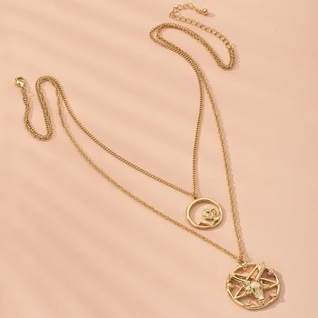 2020 New Style Shaper Double Layer Items Pendant Astrolabe Exaggeration Female Bone Pendant Elegant Simple Or
2020 New Style Shaper Double Layer Items Pendant Astrolabe Exaggeration Female Bone Pendant Elegant Simple Or